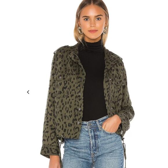Rails Collins Green Leopard Jacket XS - Picture 1 of 11